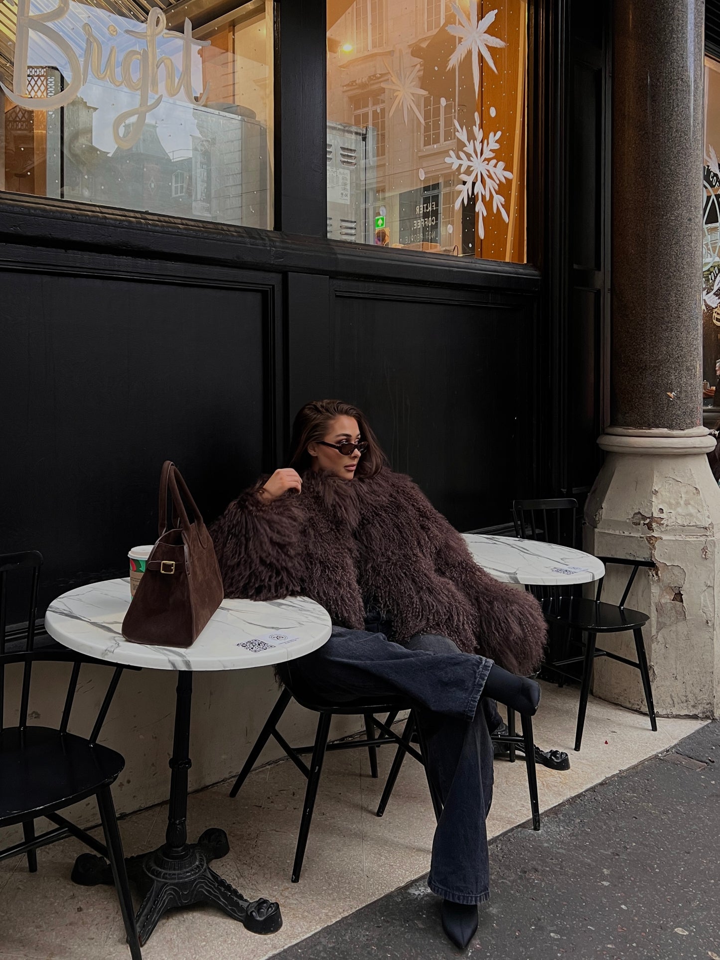 Shearling Lamb Wool Coat