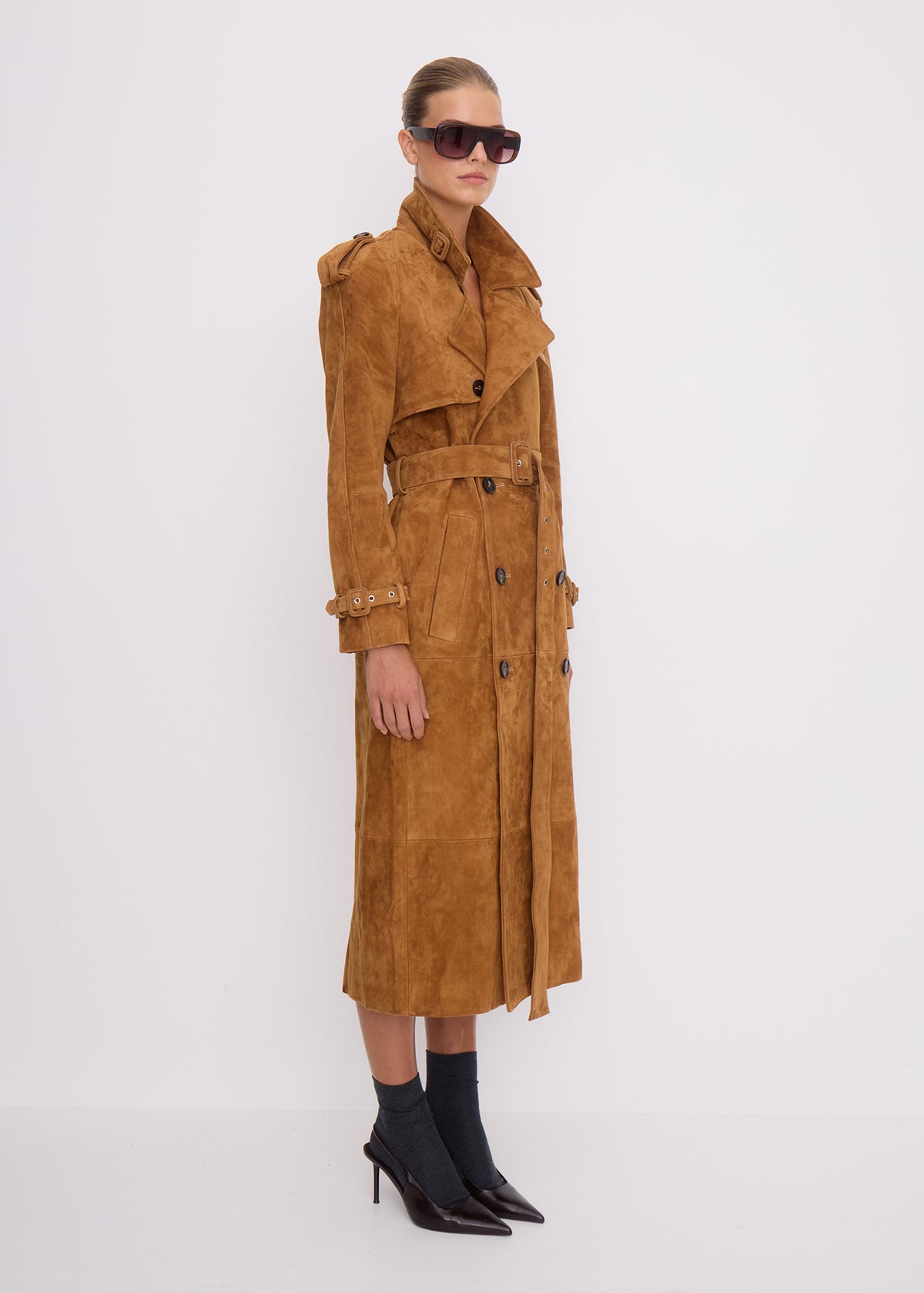 British Heritage Suede Trench