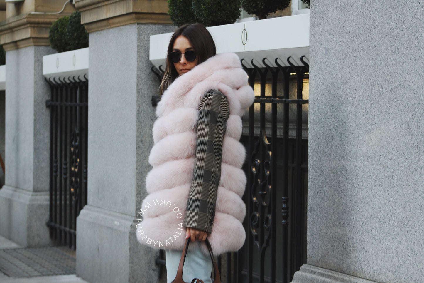 Hooded Fox Fur Vest