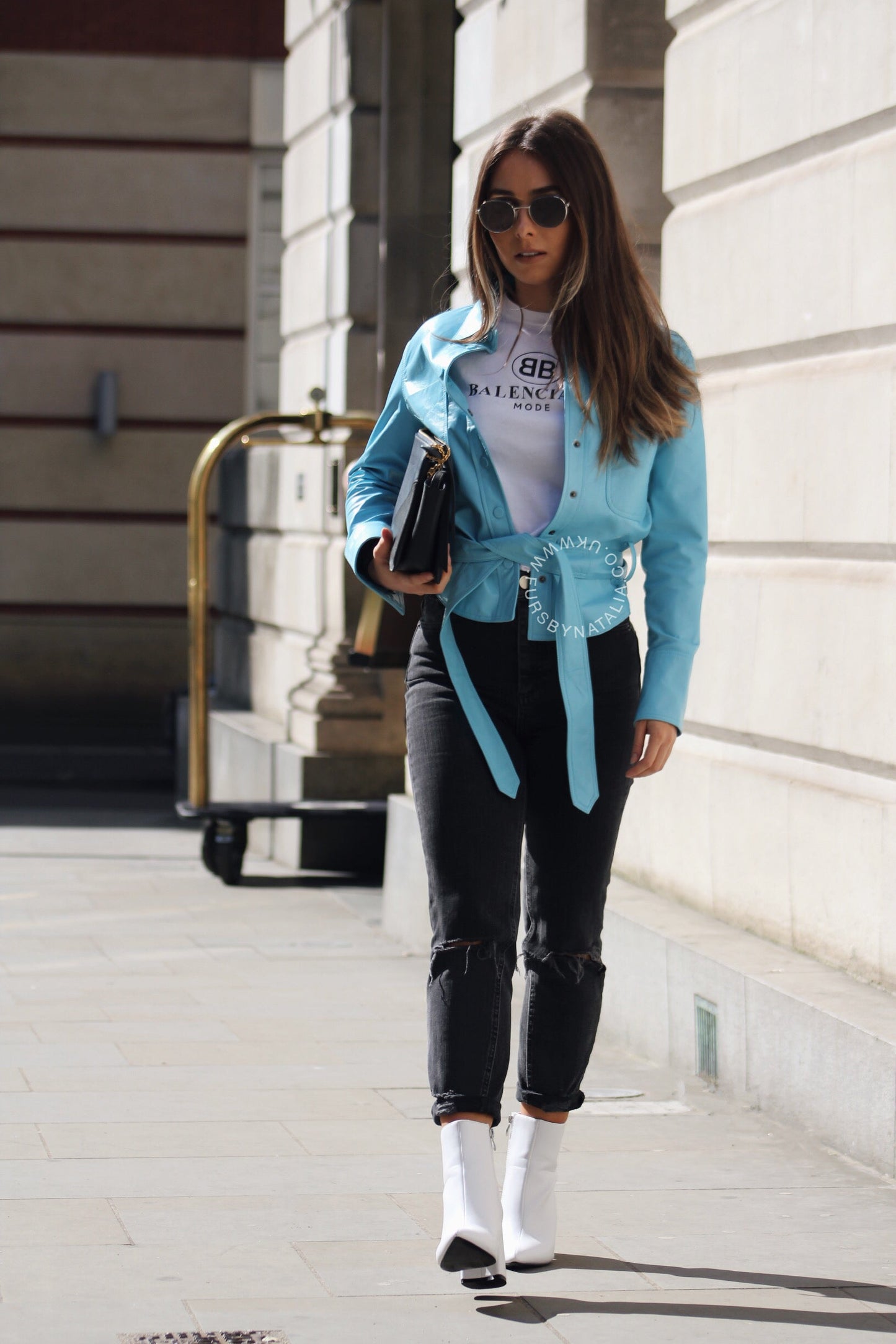 Belted Leather Shirt