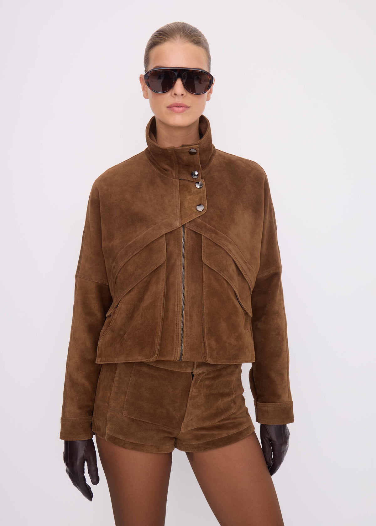 Ashton Suede Bomber