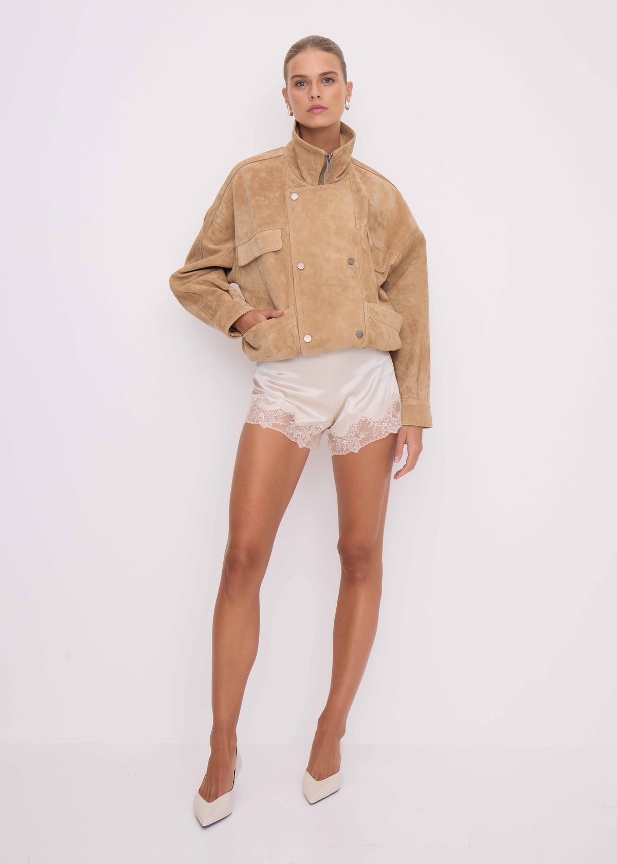 Ashton Suede Bomber
