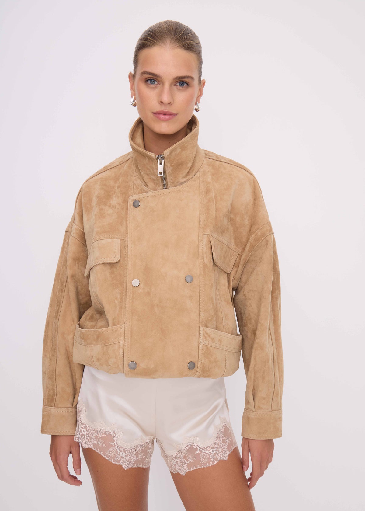 Ashton Suede Bomber