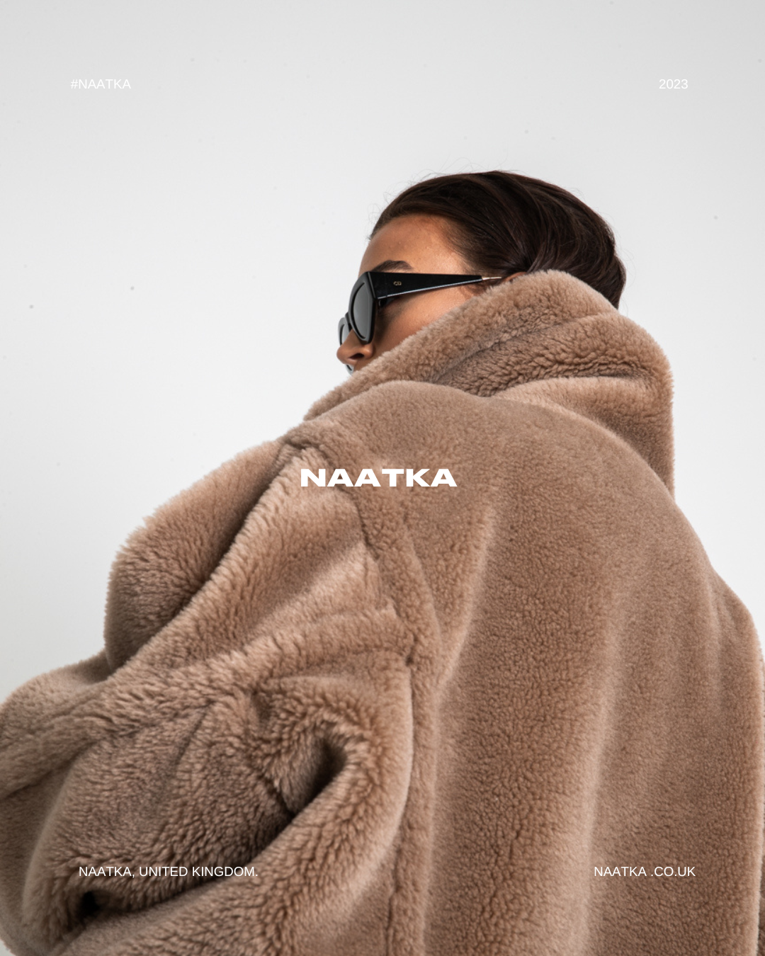 NAATKA Teddy Bear Coat Sand Upgrade Your Winter Wardrobe naatka